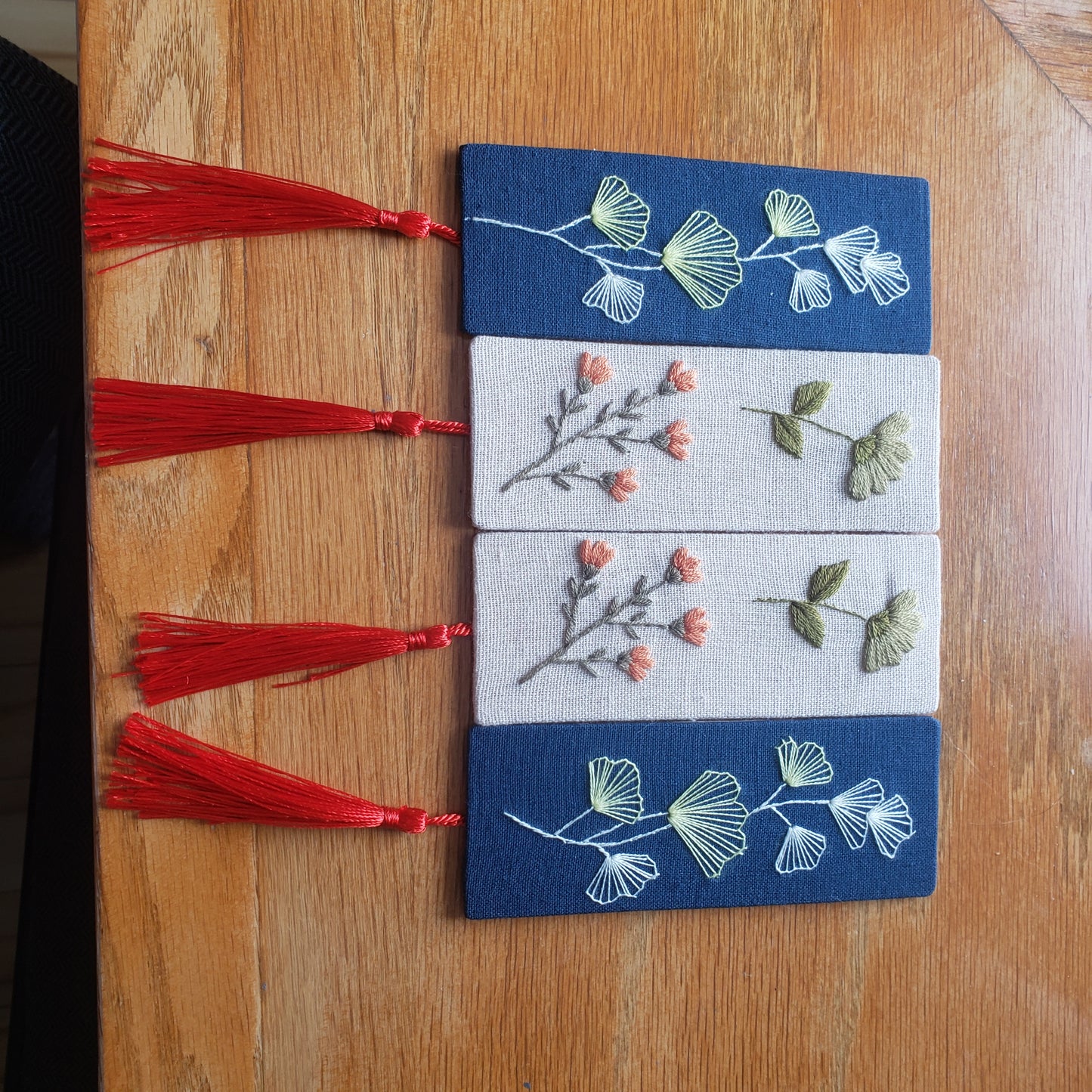 Embroidered Bookmarks